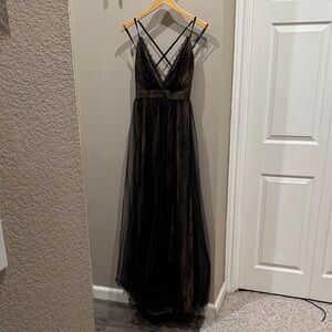 Elegant Black Evening Gown